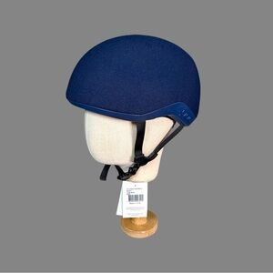 POC Myelin Lead Blue Cloth Covered Bicycle Helmet Blue Color Sz M 54-59 cm